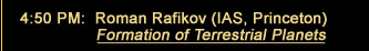 Rafikov's Talk